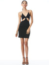 HAVANA MINI CUT OUT DRESS-Black-ALICE + OLIVIA