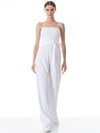 BEBE SMOCKED BUSTIER TIE STRAP JUMPSUIT-ALICE + OLIVIA
