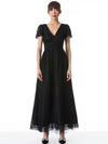 CHARLSIE SMOCKED WAIST DRESS-ALICE + OLIVIA