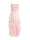 JOCELYN SPGHT STP RFL MIDI DRE-ALICE + OLIVIA