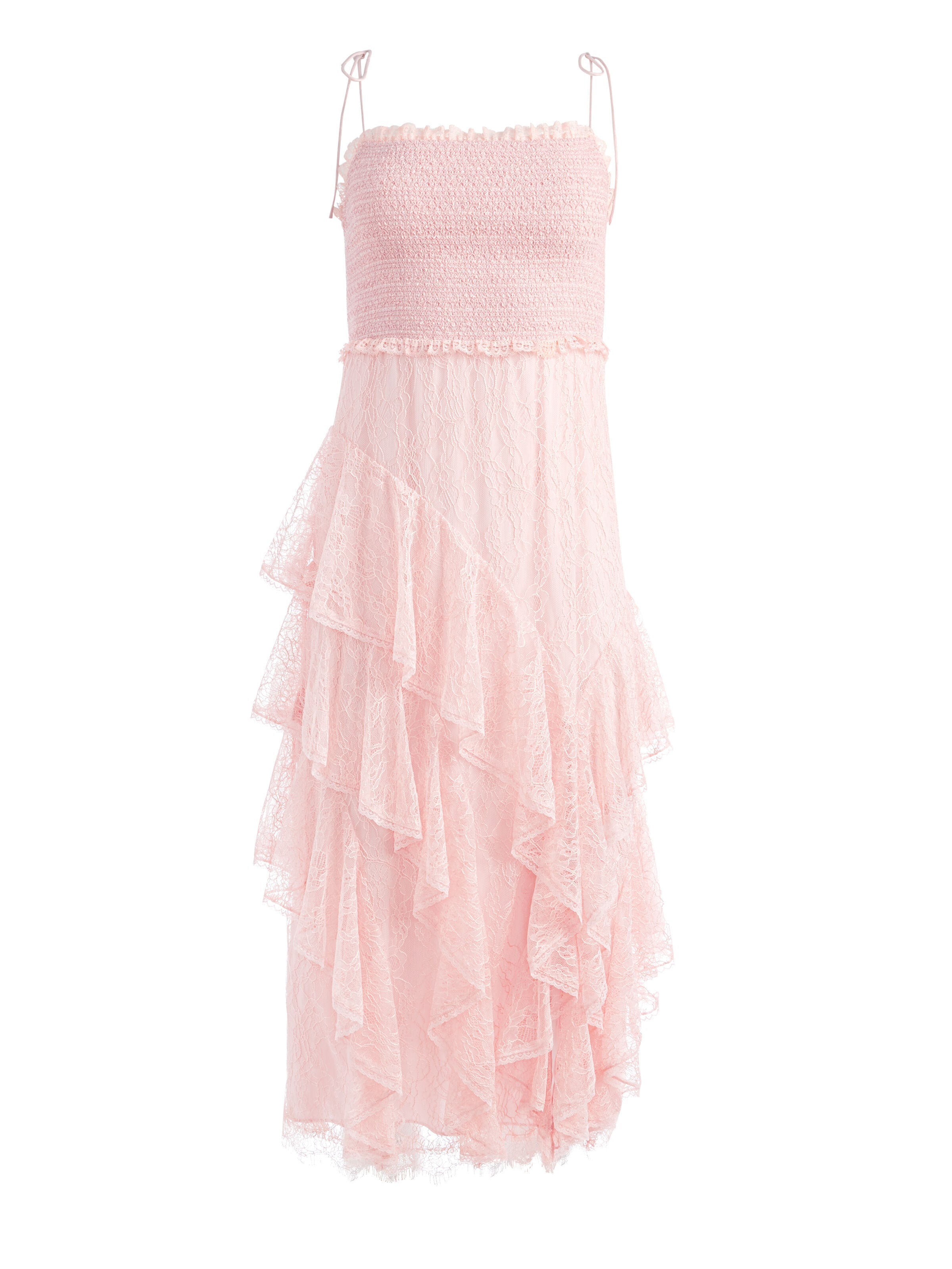 JOCELYN SPGHT STP RFL MIDI DRE-ALICE + OLIVIA
