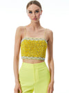 CERESI EMBELLISHED BANDEAU TOP-ALICE + OLIVIA