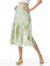 JOCELYN RUFFLE GODET MIDI SKIRT-ALICE + OLIVIA