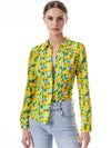 WILLA SILK BLOUSE-LEMON SQUEEZE-ALICE + OLIVIA