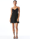 MELVINA TIE FRONT BABYDOLL DRESS-ALICE + OLIVIA