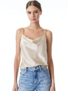 HARMON CHAIN STRAP DRAPEY SLIP TANK-ALICE + OLIVIA
