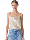 HARMON CHAIN STRAP DRAPEY SLIP TANK-ALICE + OLIVIA