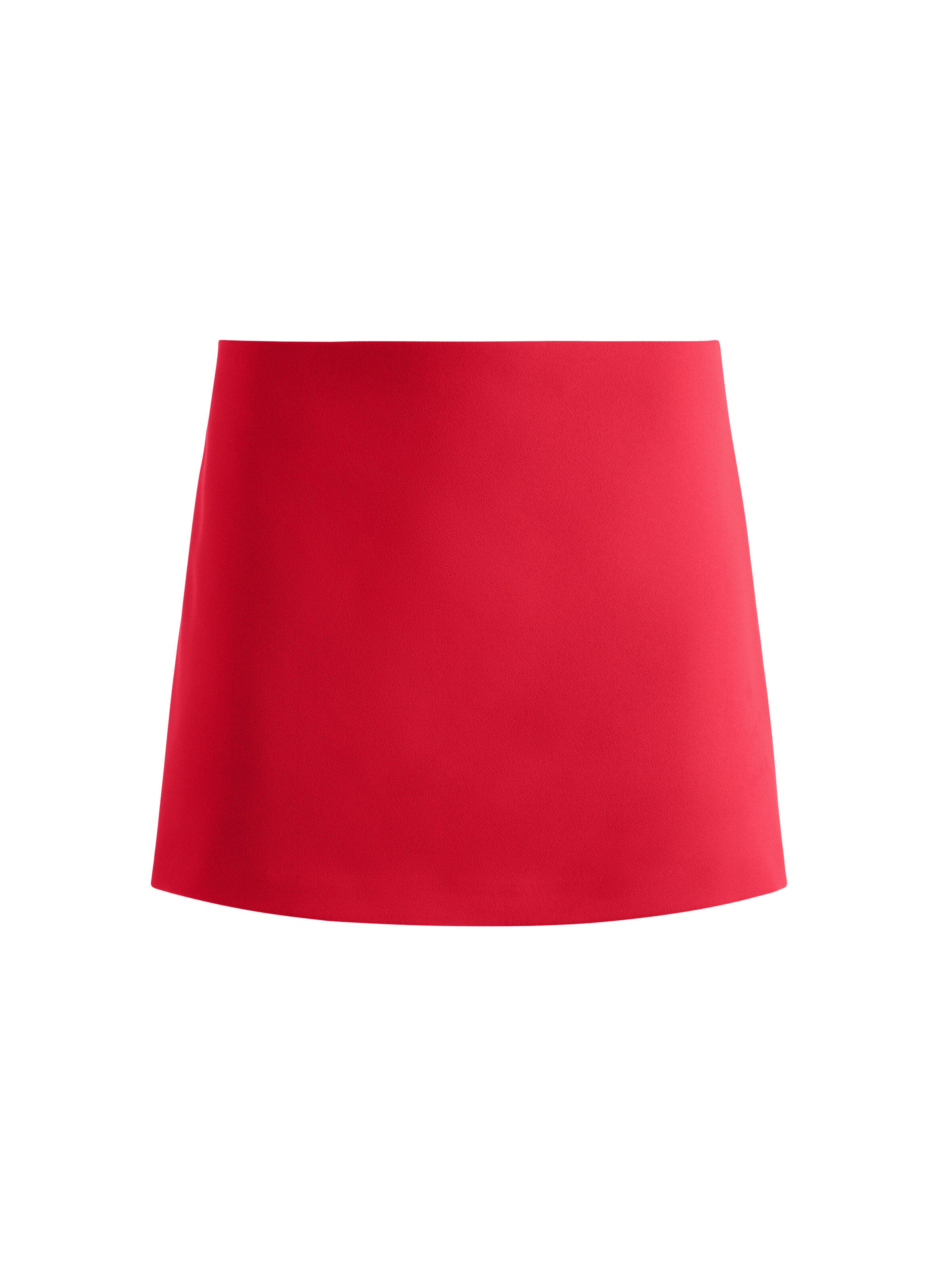 RUBI MINI SKIRT-BRIGHT POPPY-ALICE + OLIVIA