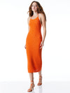 JONE HALTER NECK FITTED MIDI DRESS-SIENNA-ALICE + OLIVIA