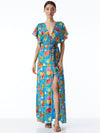 DAVIDA CAFTAN MAXI DRESS WITH BELT-ALICE + OLIVIA