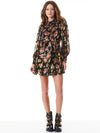 MINA BUTTON FRONT BELTED DRESS-ALICE + OLIVIA