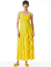 RUE EMPIRE WAIST GODET MAXI DRESS-ALICE + OLIVIA