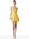 TAYLA LANTERN MINI DRESS-ALICE + OLIVIA