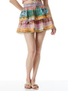 JOJO SMOCKED WAIST BAND RUFFLE MINI SKIRT-ALICE + OLIVIA