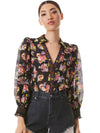 COSIMA BUTTON DOWN BLOUSE-ALICE + OLIVIA