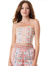 CERESI SMOCKED BACK BANDEAU TOP-MULTI-ALICE + OLIVIA