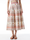 MELONY SMOCKED WAIST BAND SHIRRED SKIRT-ALICE + OLIVIA