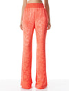 WILLIS PAJAMA PANT WITH PIPING-BRIGHT CORAL-ALICE + OLIVIA