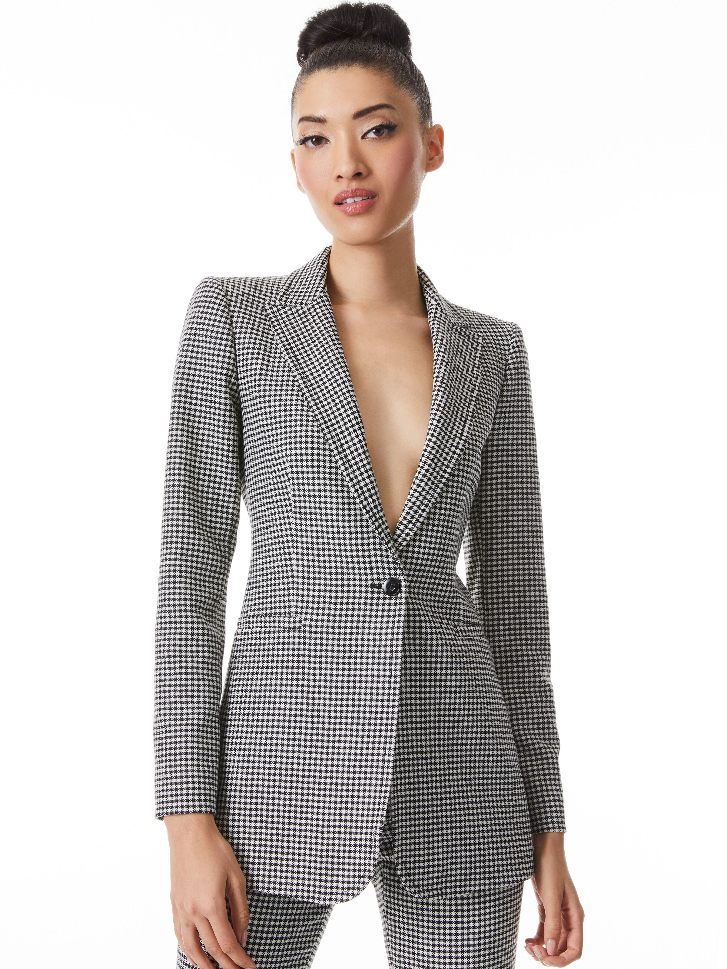 BREANN FITTED BLAZER-ALICE + OLIVIA