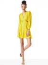 MITZI CUTOUT GODET MINI DRESS-ALICE + OLIVIA