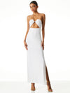 SARIYA CUTOUT MIDI DRESS-OFF WHITE-ALICE + OLIVIA