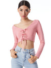 SHAREE CROPPED PULLOVER-ALICE + OLIVIA