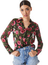 ELOISE BUTTON DOWN-ALICE + OLIVIA