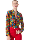 WILLA SILK BLOUSE-ALICE + OLIVIA