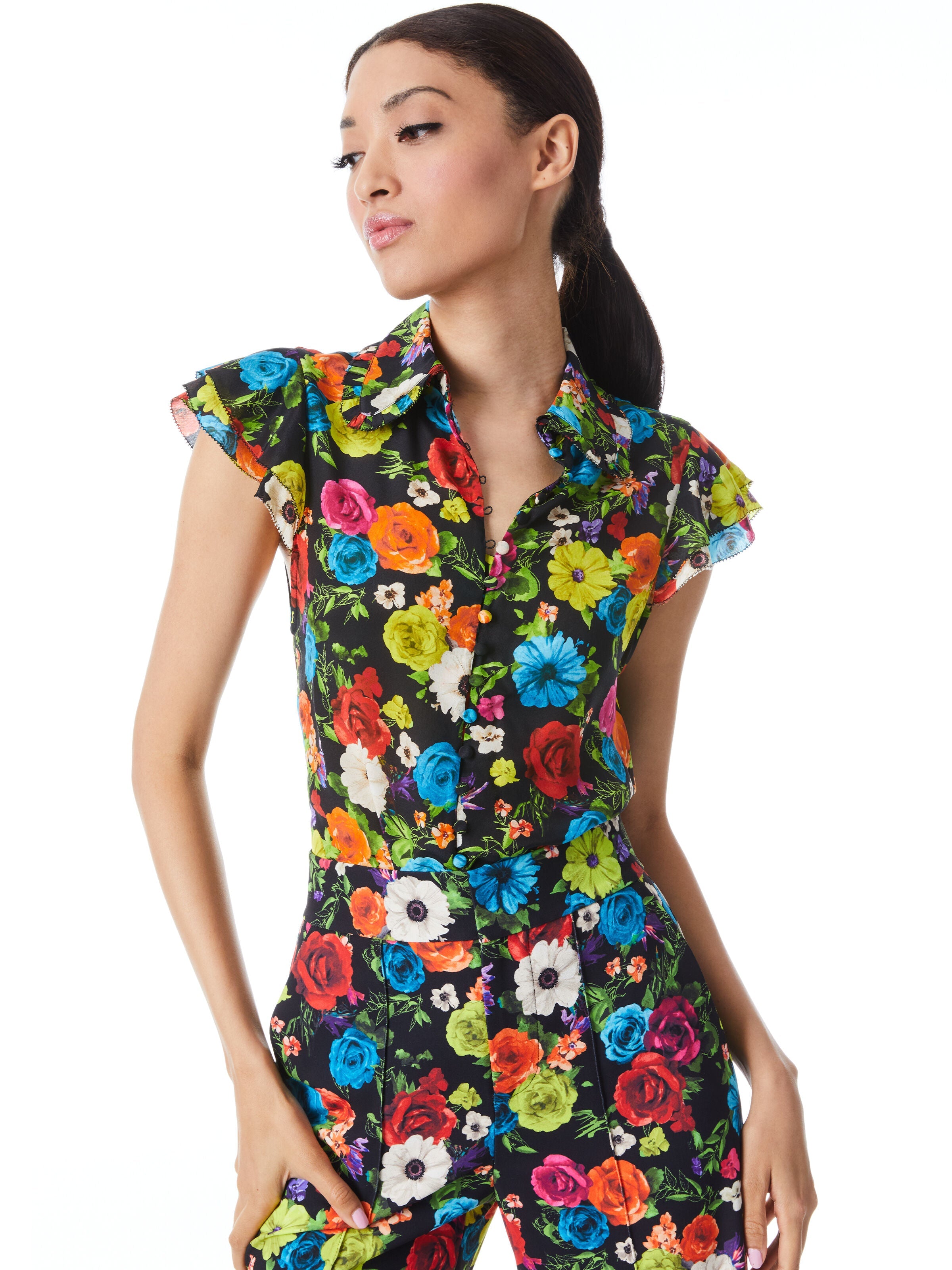 MARTEL BLOUSE-ALICE + OLIVIA