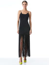 STEPH SCOOP NECK FRINGE DRESS-ALICE + OLIVIA