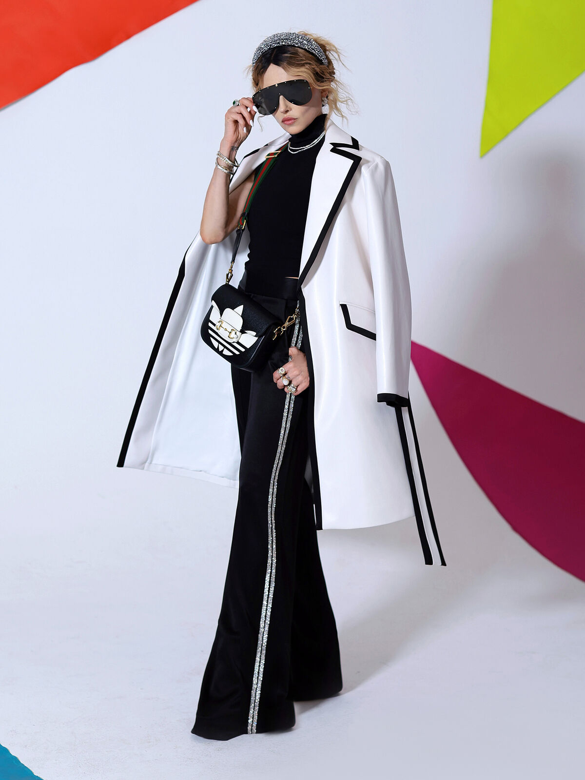 DYLAN PANT WITH CRYSTAL TRIM-Black-ALICE + OLIVIA