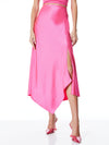 HARMONY DRAPEY ASYMMETRICAL MIDI SKIRT-ALICE + OLIVIA