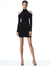 DELORA EMBELLISHED SHOULDER CUT OUT MINI DRESS-ALICE + OLIVIA