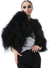 KIDMAN FEATHERED JACKET-ALICE + OLIVIA