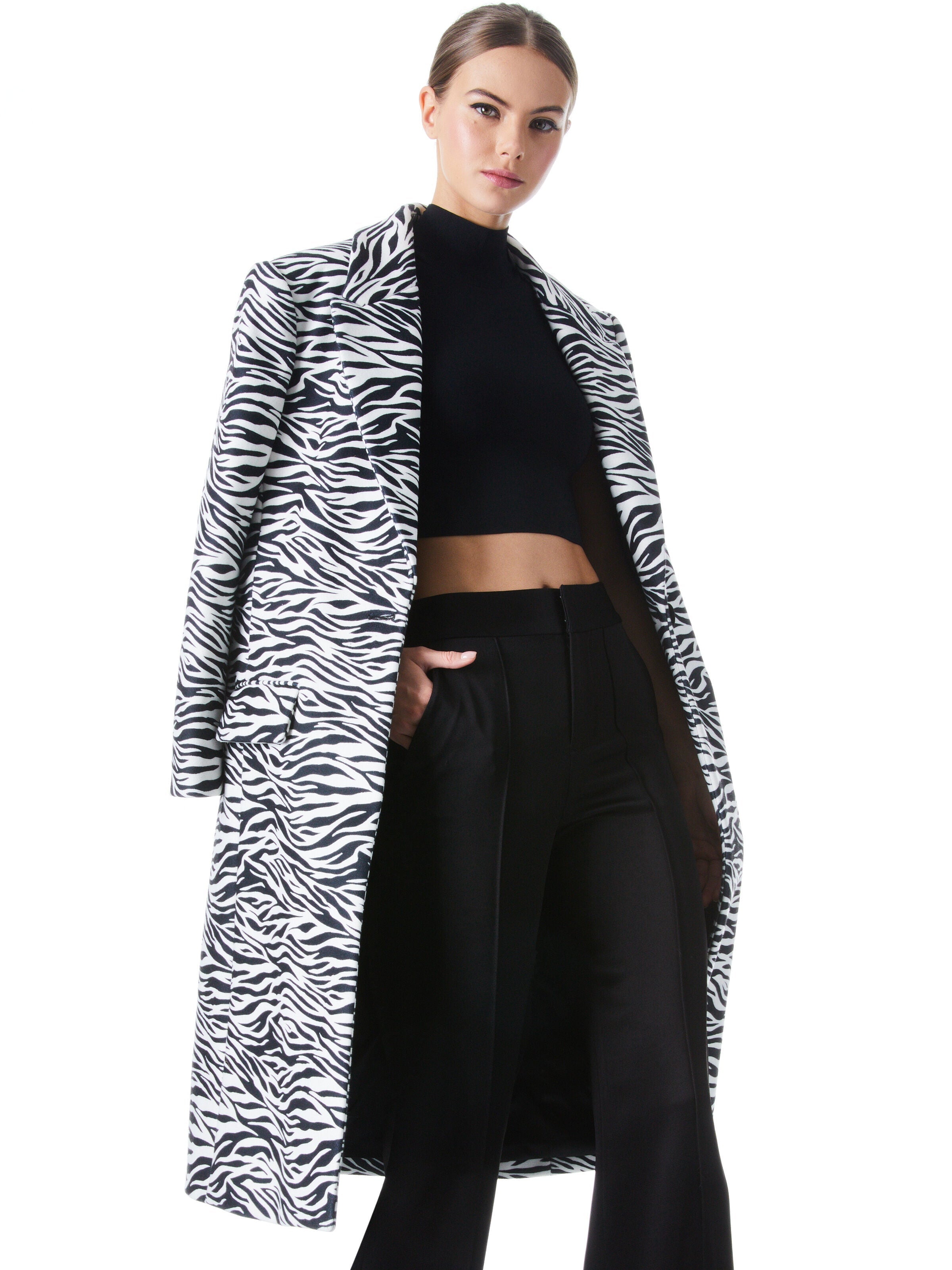 IVAN BOXY OVERSIZED COAT-ALICE + OLIVIA