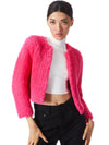 FAWN FAUX FUR JACKET-ALICE + OLIVIA
