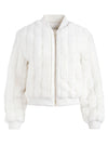 LATANYA CRP FAUX FUR VRSTY JKT-ALICE + OLIVIA