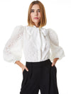 BRENTLEY TIENK BLSN SLV BLOUSE-ALICE + OLIVIA