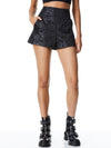 DONALD HIGH WAISTED SHORT-Black-ALICE + OLIVIA