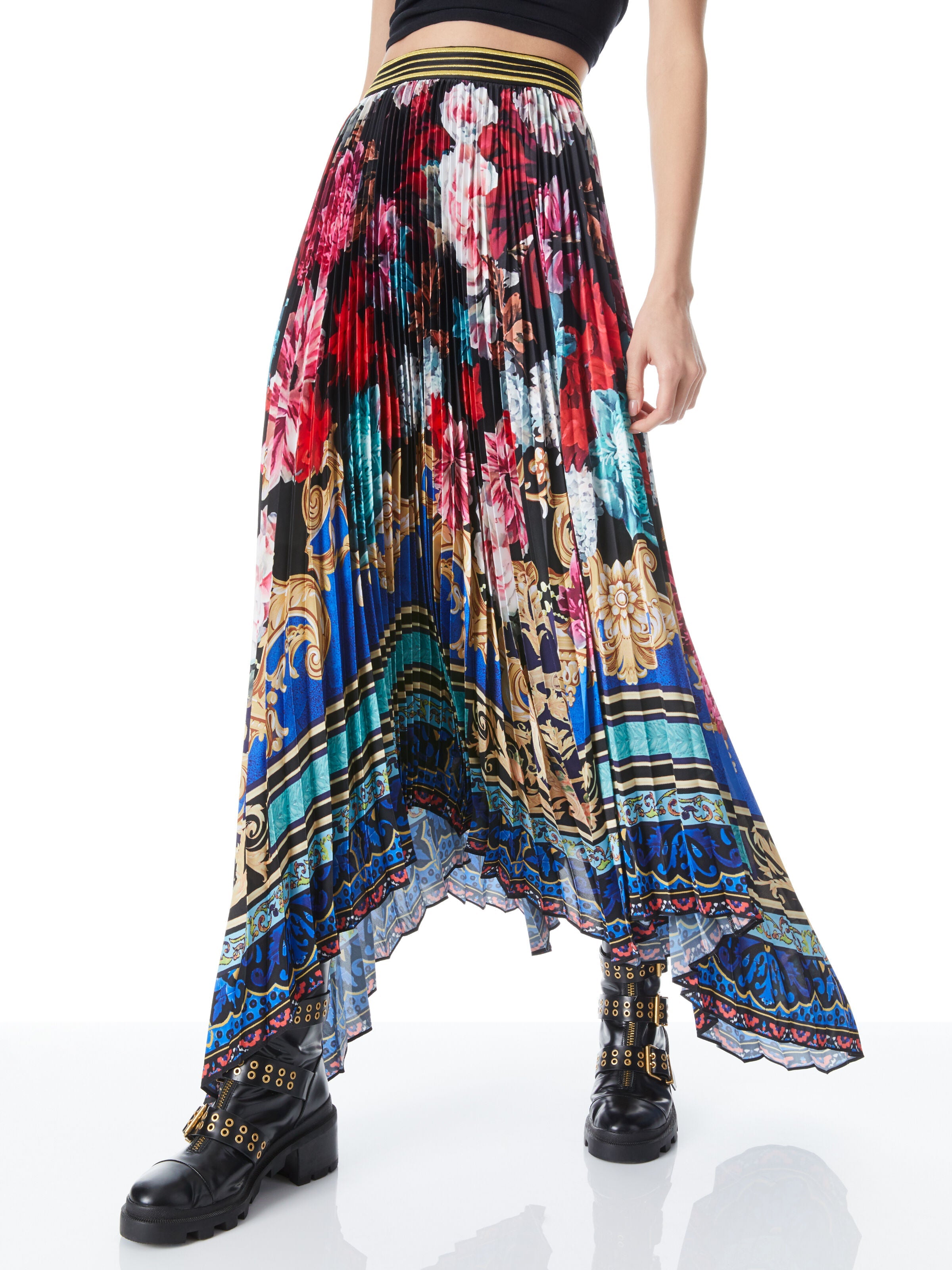 KATZ PLEATED MAXI SKIRT-PERFECT DAY-ALICE + OLIVIA