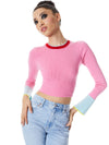 WESTI LONG SLEEVE RIBBED CREWNECK-PRIMROSE MULTI-ALICE + OLIVIA