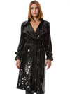 NEVADA SEQUIN EMBELLISHED TRENCH COAT-Black-ALICE + OLIVIA