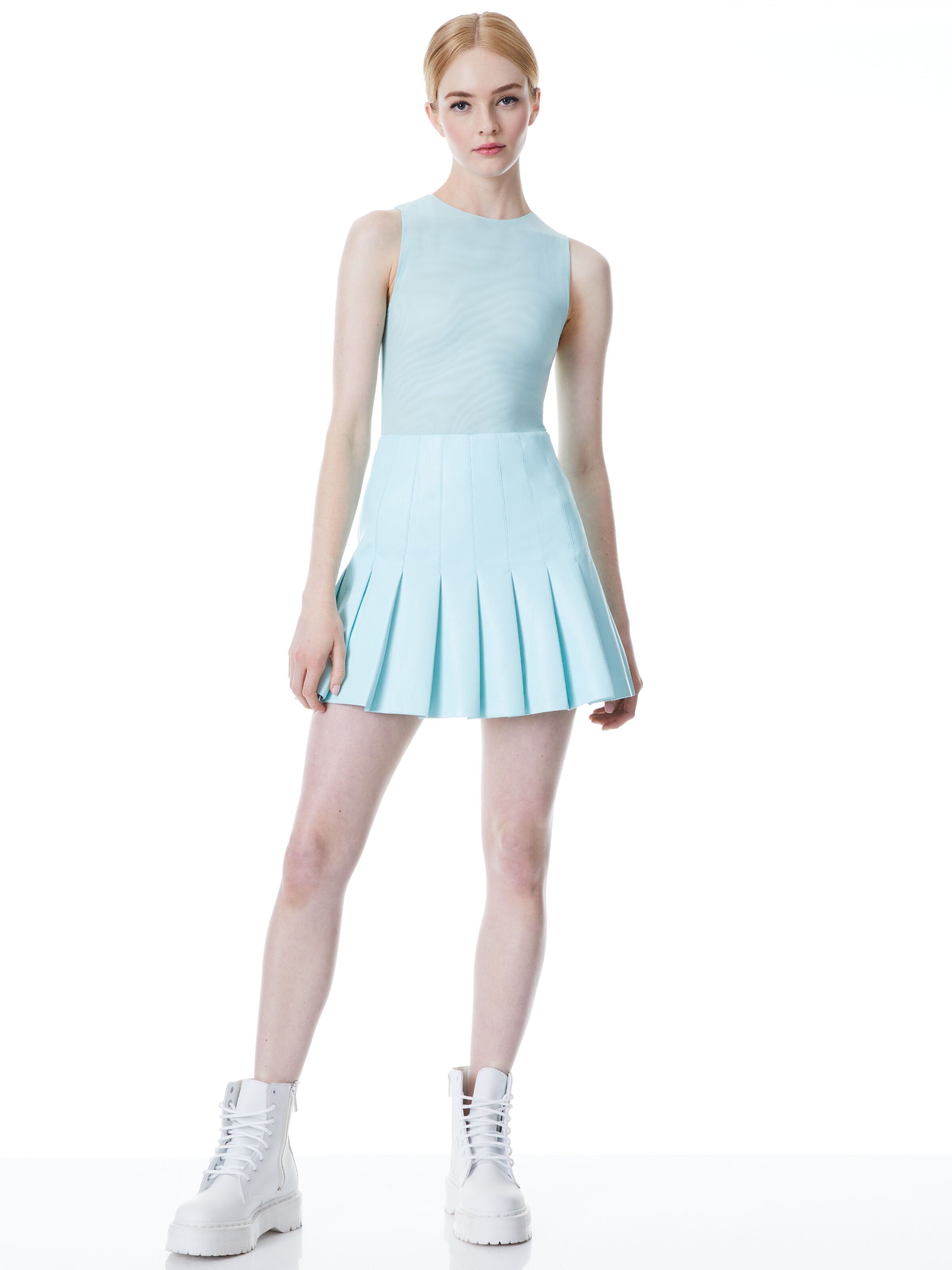 CHARA VEGAN MINI DRESS-JULEP-ALICE + OLIVIA