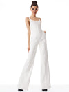 CHELS VEGAN LEATHER CORSET SLEEVELESS JUMPSUIT-ALICE + OLIVIA
