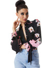 WILLA TIED BLOUSON SLEEVE TOP-ALICE + OLIVIA
