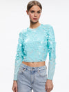 DELFINA CRP PAILLETTE PULLOVER-ALICE + OLIVIA