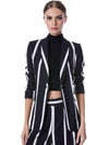 MACEY CUFFED SHAWL COLLAR BLAZER-ALICE + OLIVIA