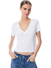 CINDY CROPPED TEE-ALICE + OLIVIA