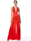 MYRTLE DEEP V-NECK WIDE LEG JUMPSUIT-ALICE + OLIVIA