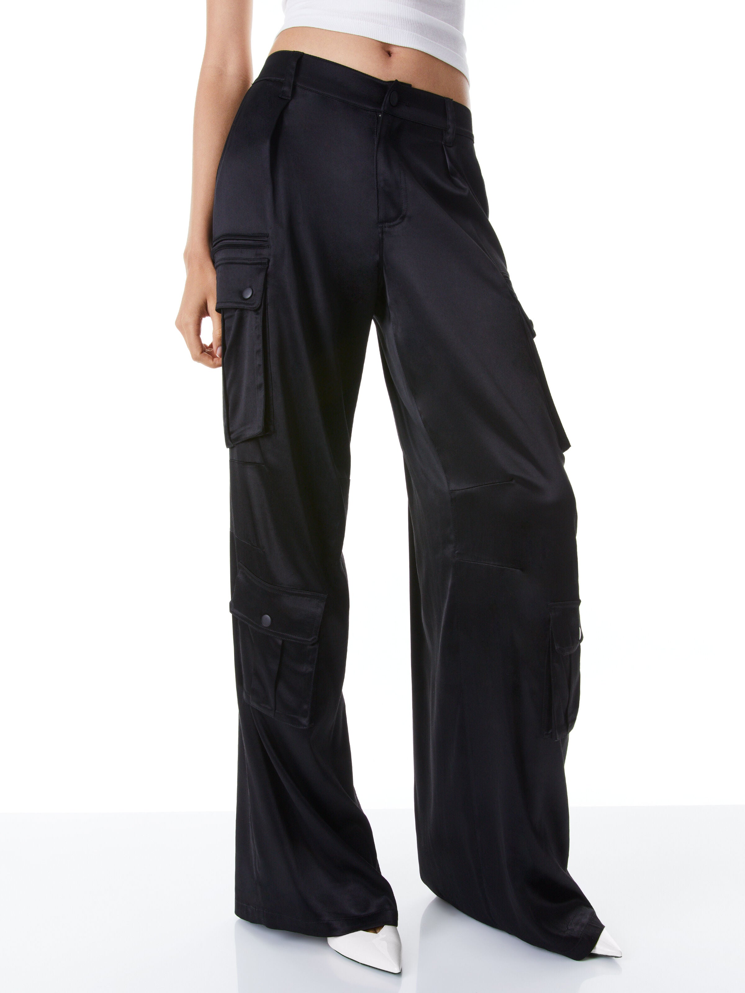 JOETTE LOW RISE CARGO PANT-ALICE + OLIVIA
